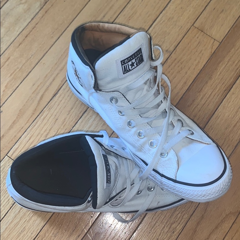 White High-Top Converse